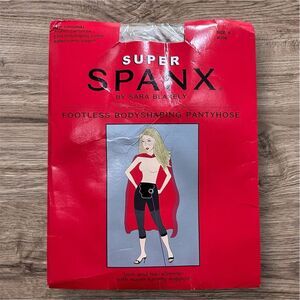 NWT Super Spanx Footleg Bodyshaping Pantyhose Sz A / XS-S Office Intern Slimming